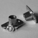 Anschweißmutter Form A M6x7,5 , BOX 100 Stück