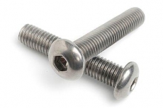 5-40 UNC x 3/8 BUTTON HEAD A2 ASME B18.3, BOX 200 Stück
