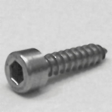 Blechschrauben A2 Kopf ähnl. DIN 912 5,5x55, BOX 200 Stück