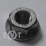 DIN 6923 (=EN 1661) A4 serrated flange M6, Box 500 pcs.