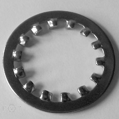 DIN 6797 A2 toothed lock washer type I Ø5,1, Box 1000 pcs.