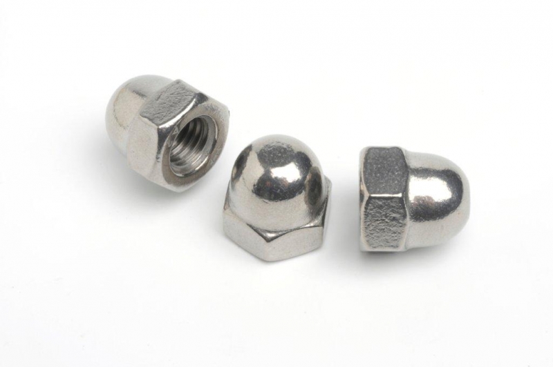 1/2-13 UNC SECHSKANT-HUTMUTTERN, (Standard Form) SAE J483A  A2, BOX 5 Stück