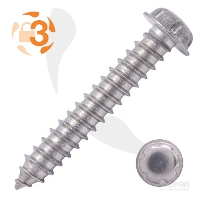 System Zero® Flanschkopf A2 3,5x13 (SZ3), Box 100 pcs.