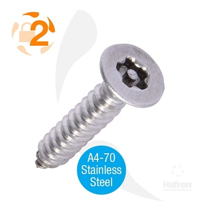 Senkkopf A4-70 3,5x13 (F15 5-Lobe Pin), BOX 100 Stück