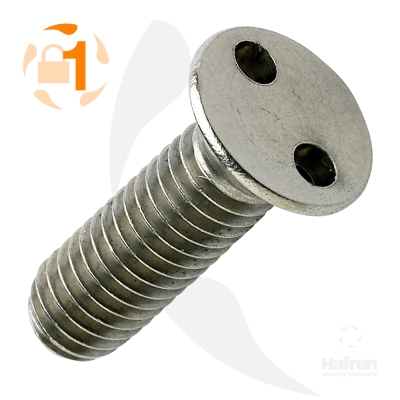 Zweiloch-Senkkopfschraube A2 M4x30 (TH5), Box 100 Stück