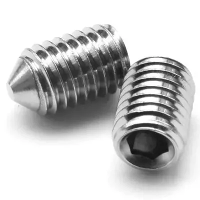 6-32 UNC x 3/4 cone point ASME B18.3 A2, BOX 25 pcs.