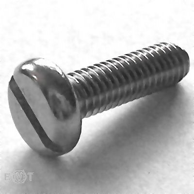 5/16-18 UNC x 1" Flachkopfschrauben mit Schlitz A2, BOX 20 Stück