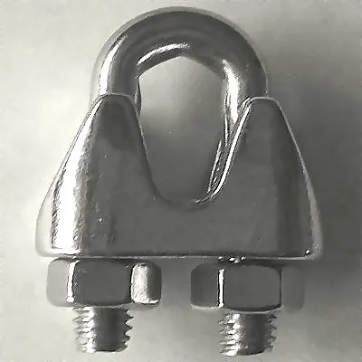 Wire rope clamps A4 6mm, Box 10 pcs.