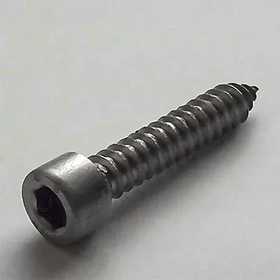 Blechschrauben A4 Kopf ähnl. DIN 912 6,3x25, BOX 200 Stück