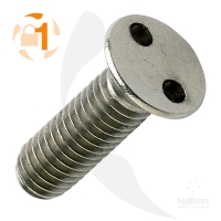 Zweiloch-Senkkopfschraube A2 M5x16 (TH6), Box 100 Stück