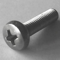 8-32 UNC x 2 1/4" Linsenkopfschrauben H A2, BOX 100 Stück